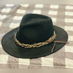 Scala Black Wool Trailmaster Cowboy Western Hat Large